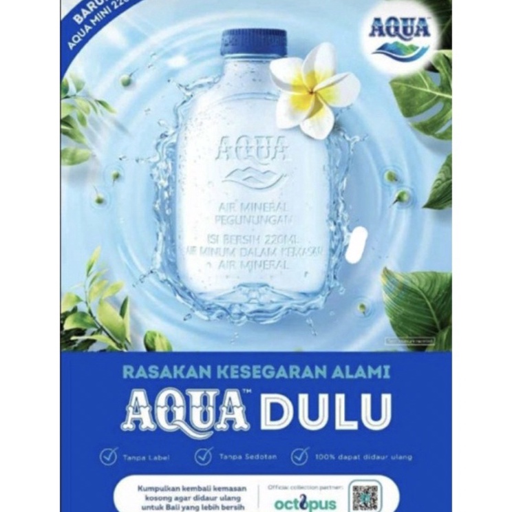 

Ready AQUA BOTOL MINI 220ML KEMASAN BARU ( LIMITED EDITION )