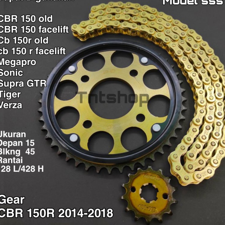 ￣ Gear Set CBR 150R old CBR 150R Facelift Baja sepuh joss gear cb 150r old Gear cb 150r facelift gea