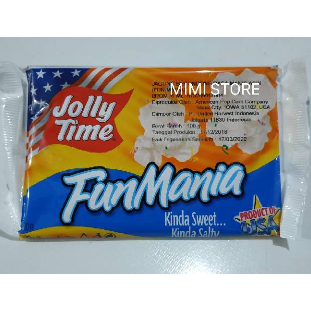 

Bestseller.. POP CORN JOLLY TIME RASA FUN MANIA 53