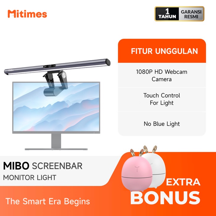Best Seller Mibo Screen Bar Webcam Usb Monitor Light Hd With Microphone