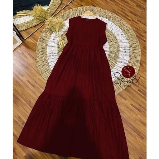 INNER BASIC SYARIAH// INNER DRESS/LONG DRESS TANPA LENGAN/BAHAN KATUN