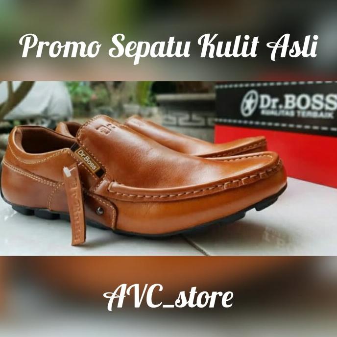 SEPATU CASUAL KULIT ASLI DR. BOSS TAN