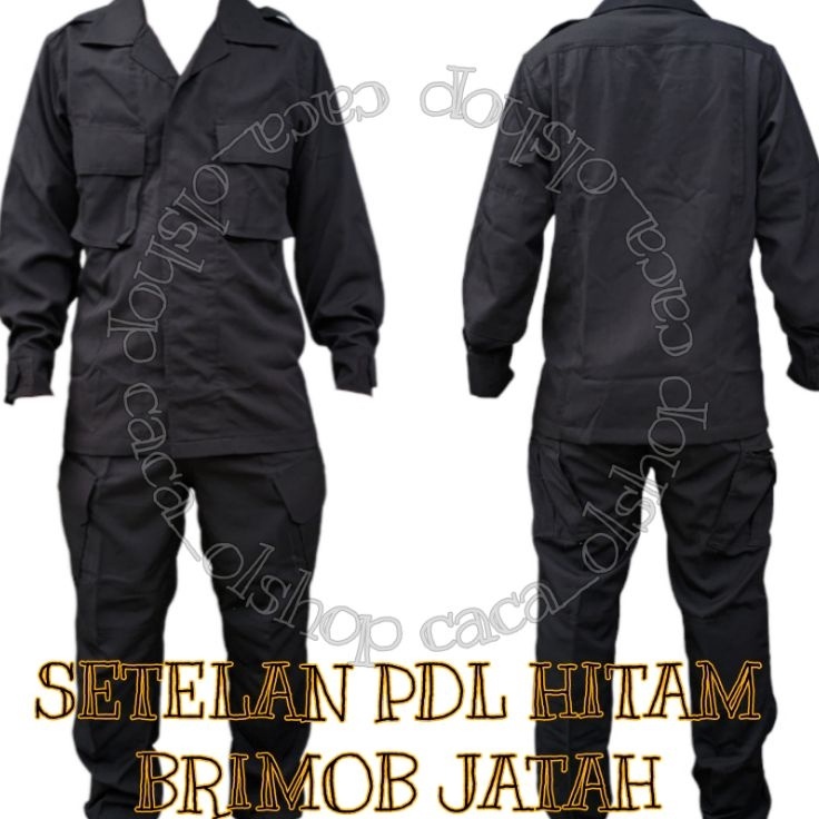 *New* Baju/Seragam/Setelan Pdl Hitam Brimob ♗