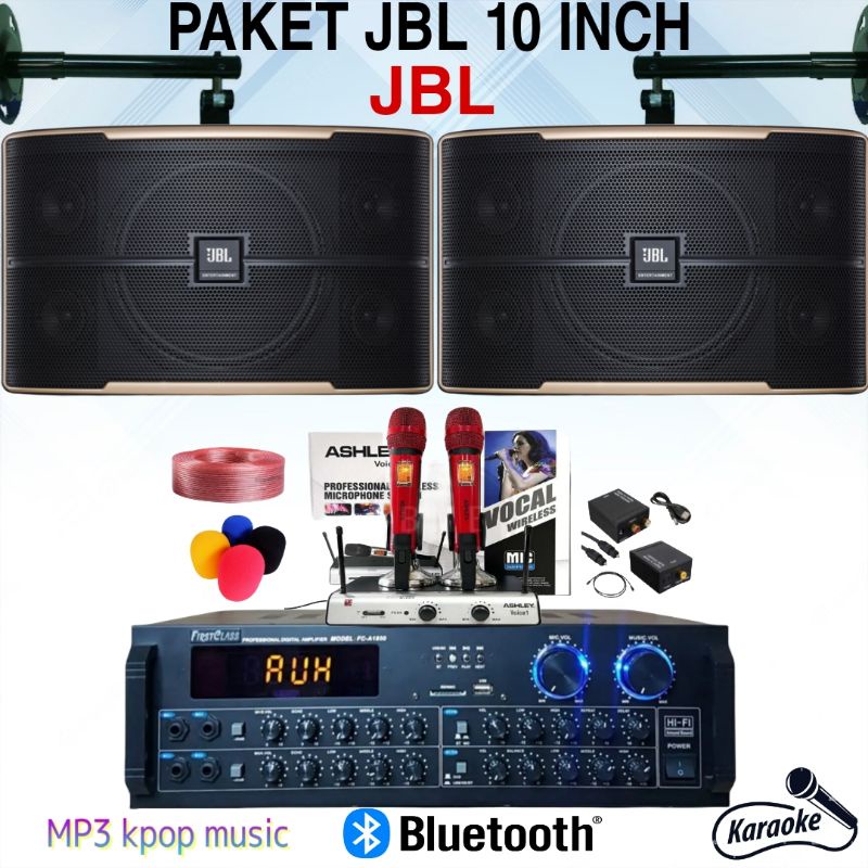 PAKET KARAOKE BERKUALITAS SOUND JBL 10 INCH PAKET KARAOKE RUMAH BERKUALITAS TOP SET KARAOKE JBL 10 I