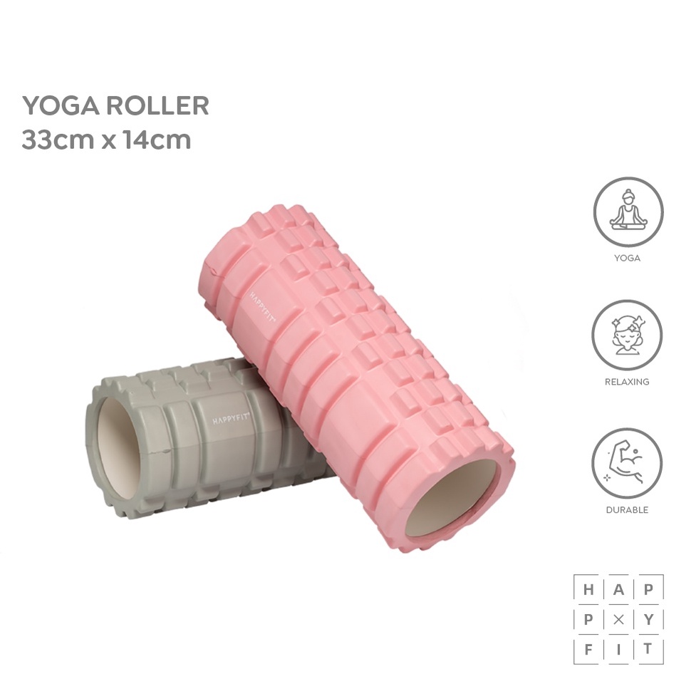 BEST PRODUCT HAPPYFIT - Yoga Roller / Foam Roller Yoga Massage