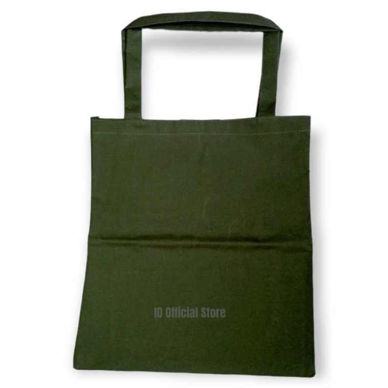Hanya hari Ini TOTEBAG CANVAS ARMY / TOTE BAG POLOS / GROSIR TOTEBAG POLOS KANVAS KPOP MURAH 66