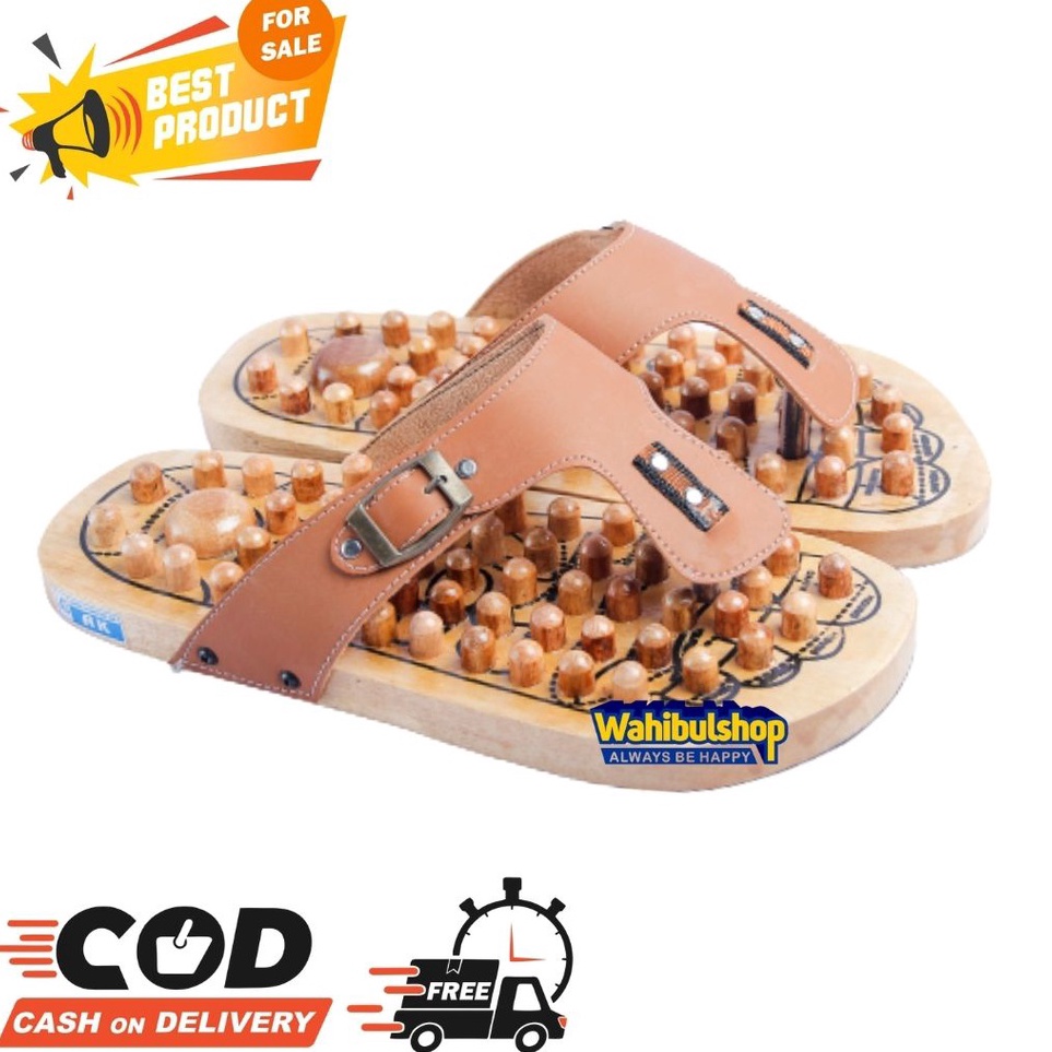code5m0La Sandal Kesehatan Terapi Rematik Refleksi Murah Size 38 - 42