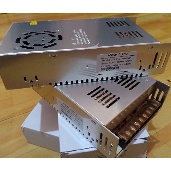 Terlaris Power Supply Cctv 12V 40A Power Suply Switching 40 Ampere 12 Volt PSU