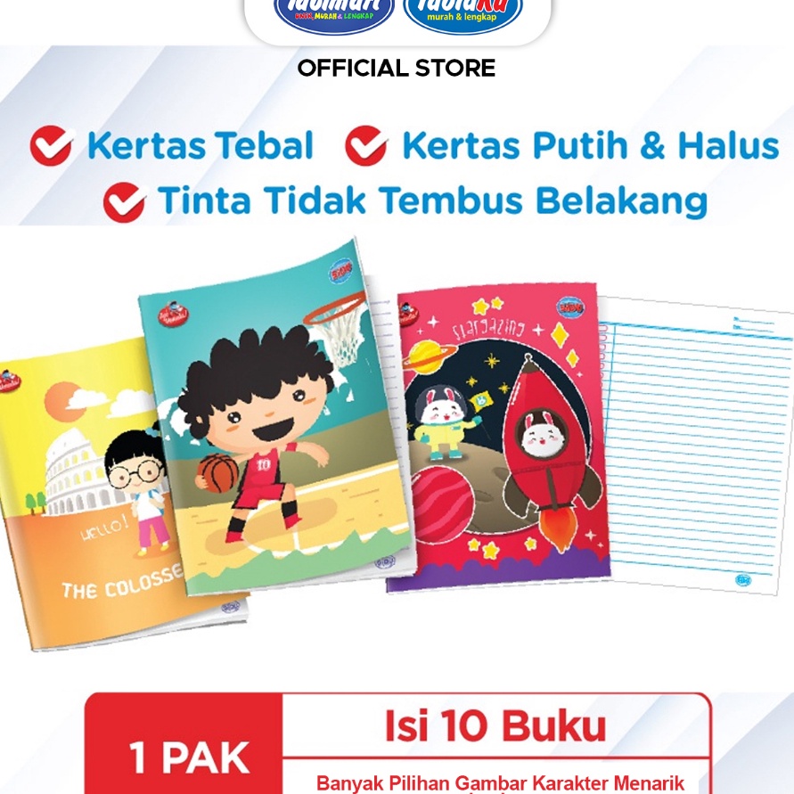 

♖ VII 10975 IDOLMART Buku Tulis SIDU isi 38 Lembar - 10 Buku Jangan Sampai Kehabisan!!!❄️ ☬