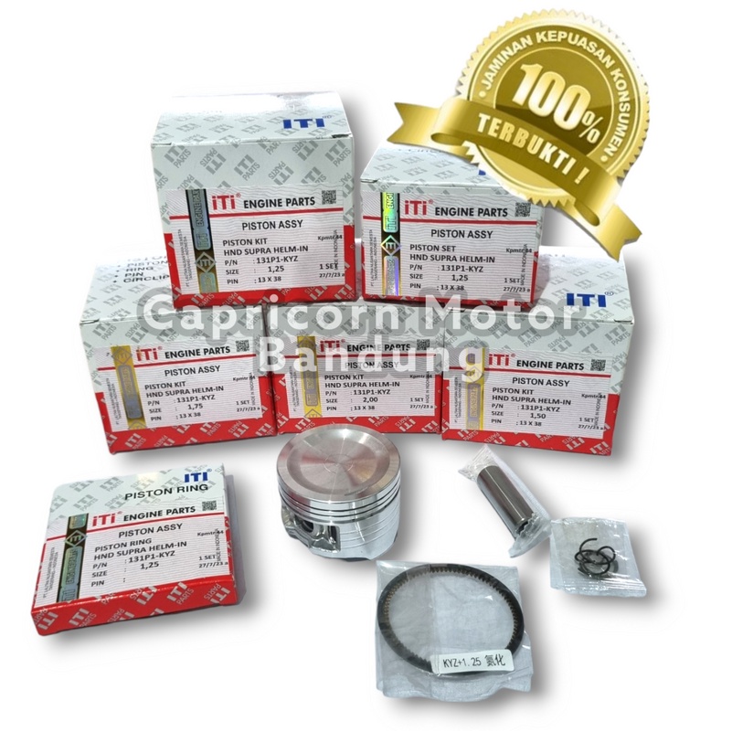 Piston Kit SUPRA X 125 HELM IN HI INJEKSI ITI oversize 125 150 175 200