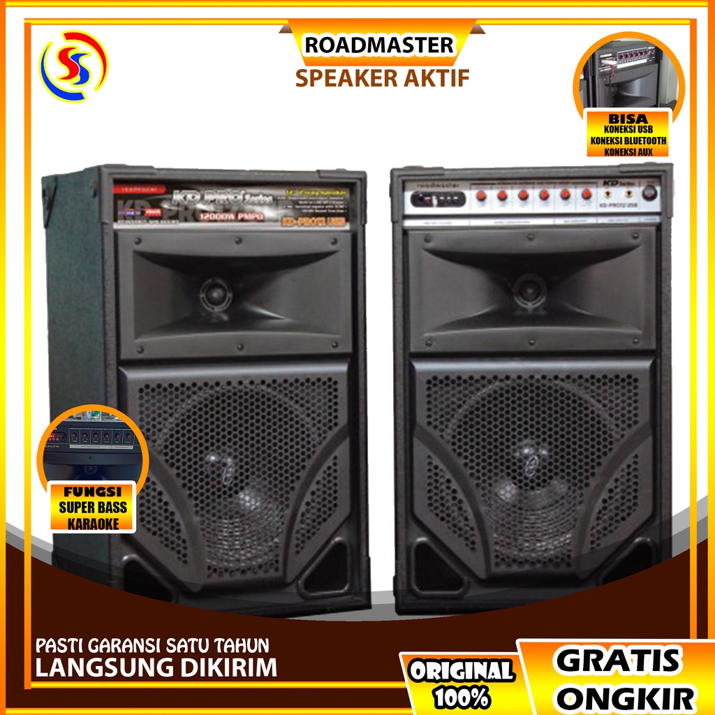 SPEAKER ACTIVE ROADMASTER KD PRO 12 MIX USB BLUETOOTH | SPEAKER AKTIF BASS BLUETOOTH ROADMASTER PRO 12 | SPEAKER BASS BLUETOOTH | SPEAKER BLUETOOTH BASS | SPIKER BASS BLUETOOTH | SPIKER BLUETOOTH BASS | SPIKER 12 INCH SUPER BASS | SPEAKER 12 INCH