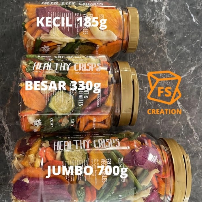 

Keripik Healthy Crips Sna Celan X Sayur (Organik) Toples Besar
