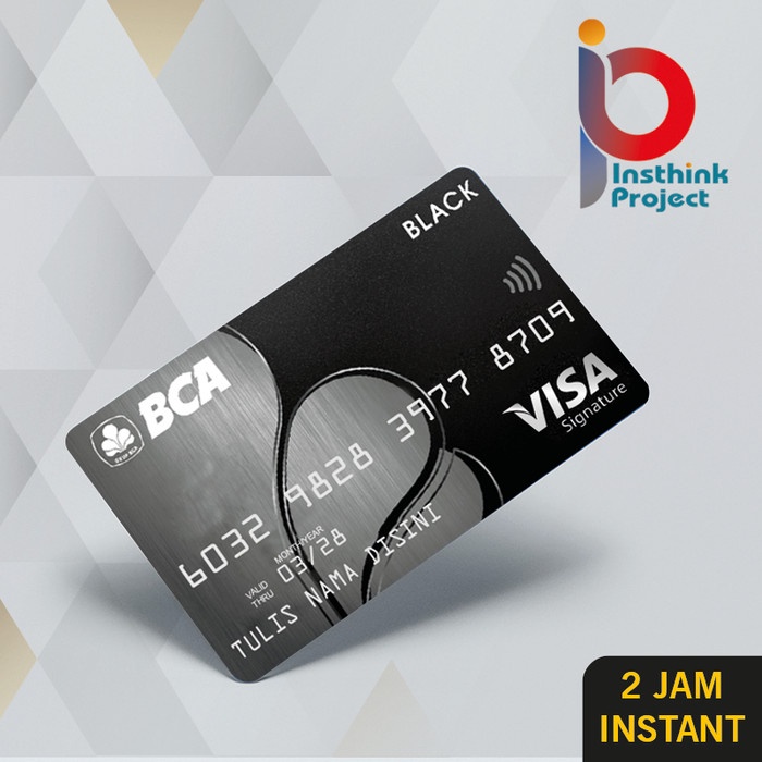 Kartu Flazz Bca Gen 2 Custom Black Card Edition Free Edit Print Uv Murah