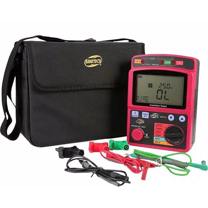 Megger Tester 5KV 5 KV atau 5000 Volt Insulation Tester Meger Tes