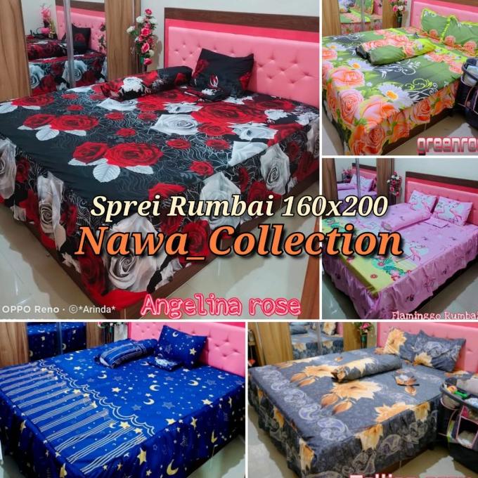 Terbaru Sprei Rempel Ukuran 160X200 Sprei Rumbai Home Made Seprei Renda