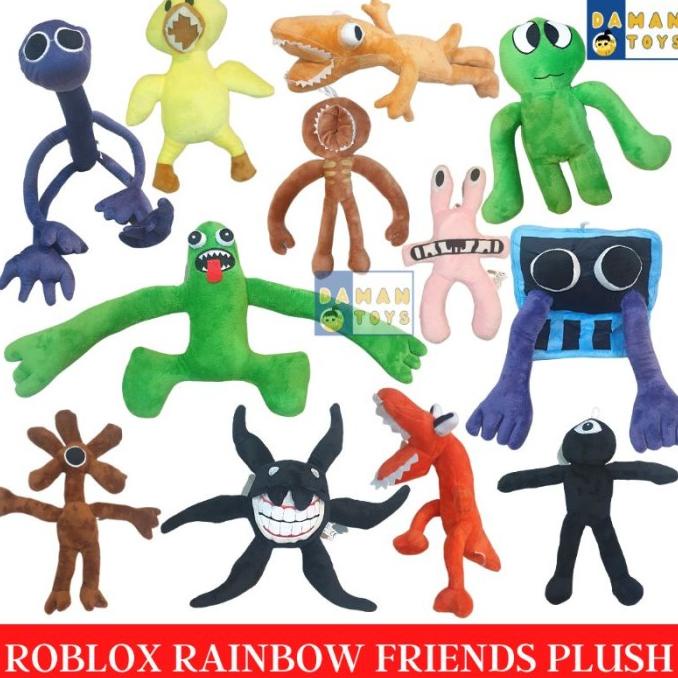 Mainan Boneka Roblox Rainbow Friends Plush One-Eyed Bahan Plush