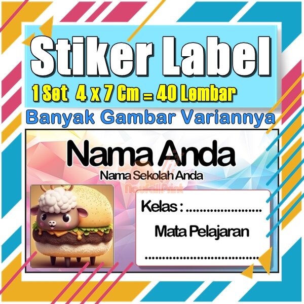 

Stiker Label Nama Buku Pelajaran Anak Karakter Hewan Lucu Cute Murah Sticker Kecil Banyak 20 Lembar Anime Vol-95