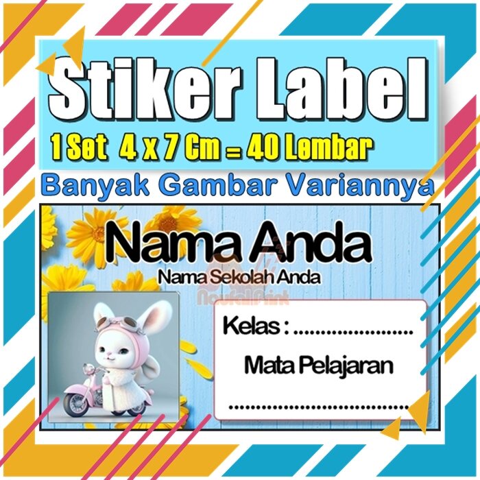 

Stiker Label Nama Buku Pelajaran Anak Karakter Hewan Lucu Cute Murah Sticker Kecil Banyak 20 Lembar Anime Vol-238