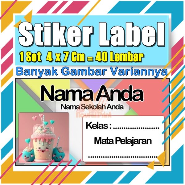 

Stiker Label Nama Buku Pelajaran Anak Karakter Hewan Lucu Cute Murah Sticker Kecil Banyak 20 Lembar Anime Vol-528