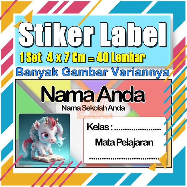 

Stiker Label Nama Buku Pelajaran Anak Karakter Hewan Lucu Cute Murah Sticker Kecil Banyak 20 Lembar Anime Vol-550