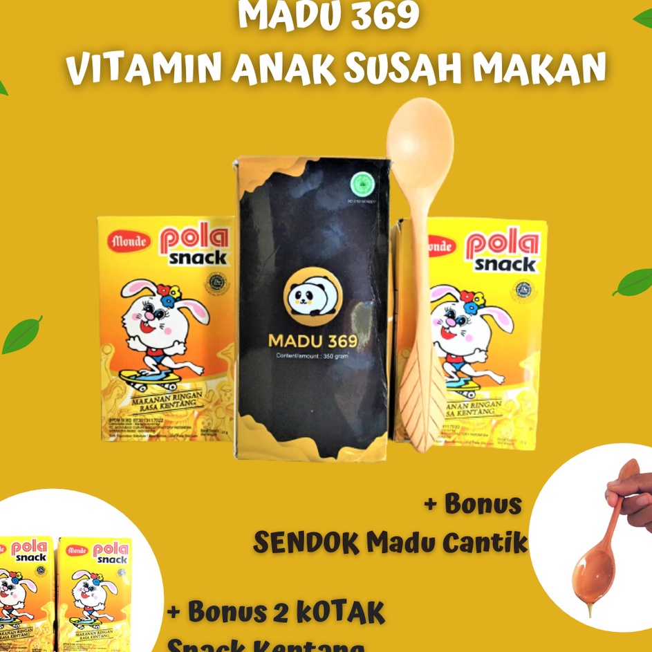 Best Madu 369 Spesialis Anak Susah Makan_ Madu Gemuk Anak_ Penambah Nafsu Makan Anak Ready Stok