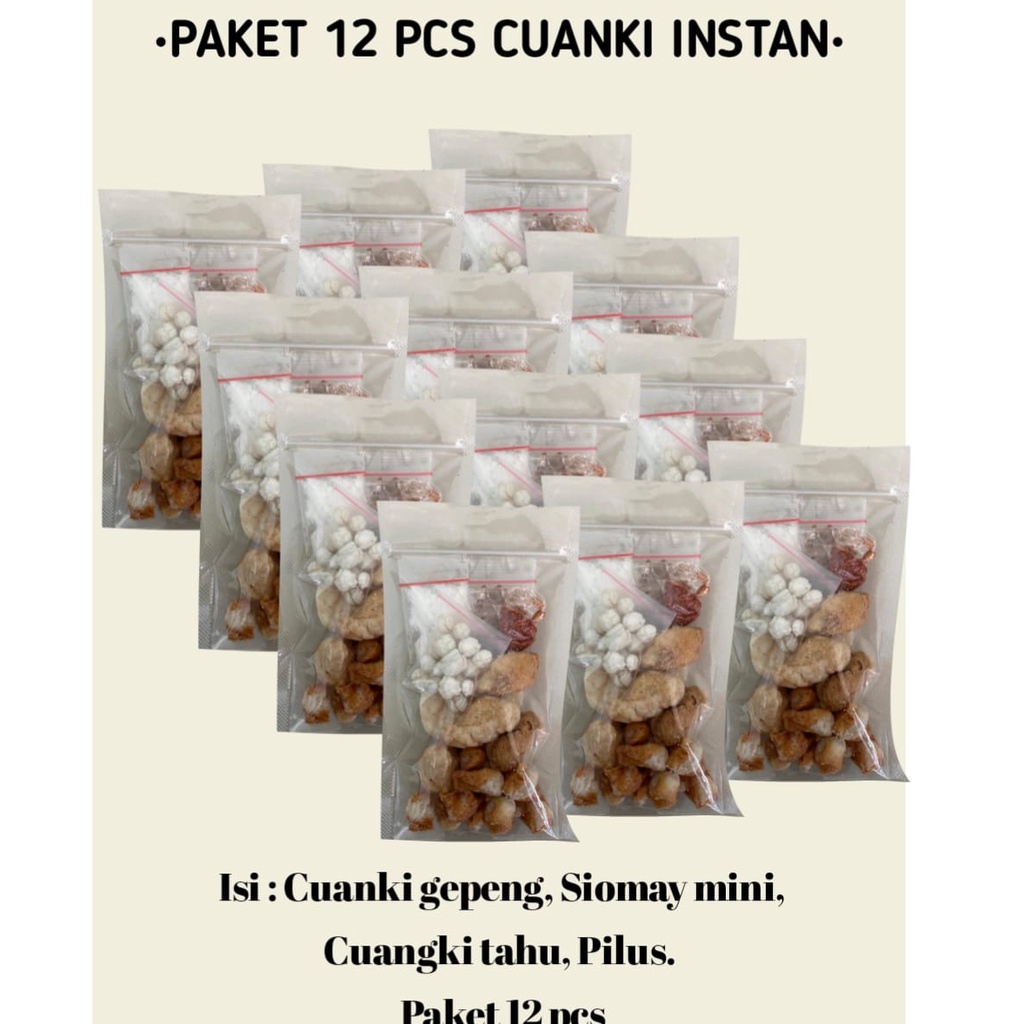 

RKWL4254 【FsASH SALE】 Cuanki Instan Gangkampung 12pcs