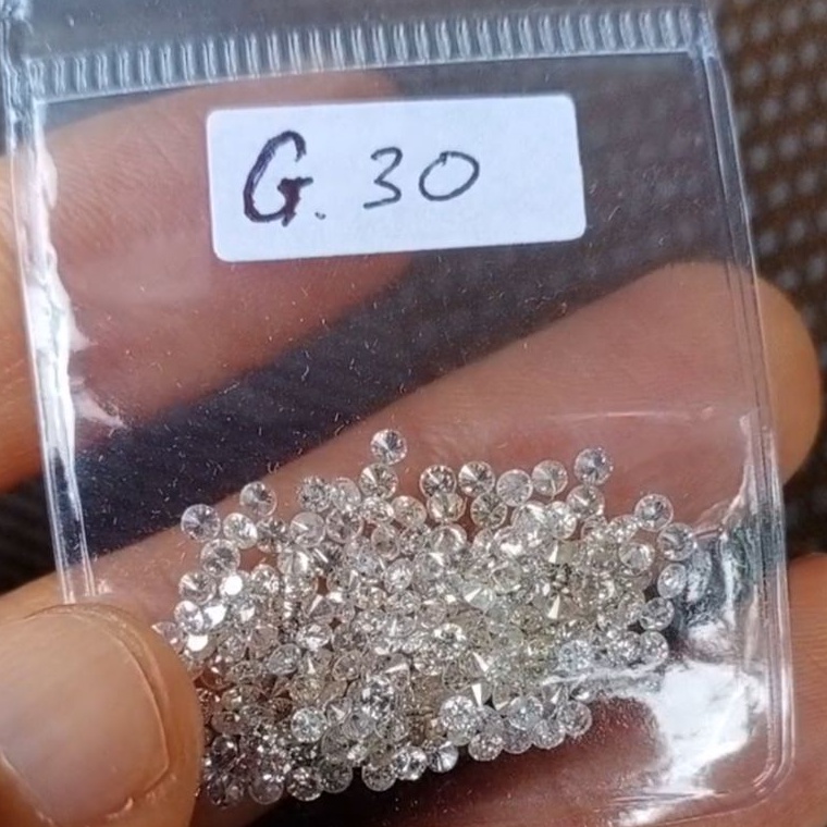 Mau Hemat?r8R2d Natural berlian putih eropa (NATURAL DIAMOND) - ukuran gugur (pecah) 30 / 0,03 carat