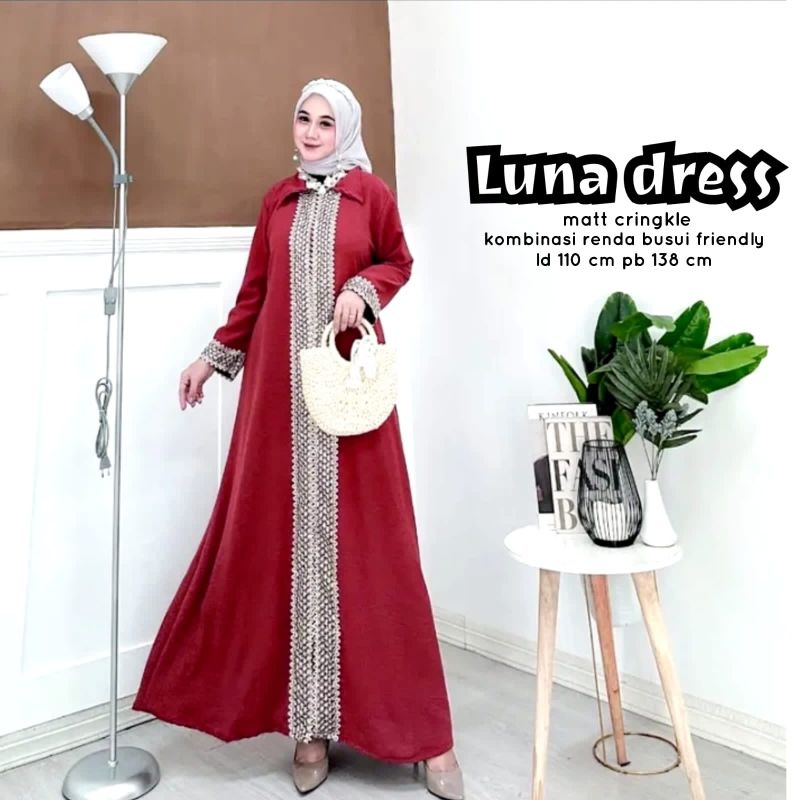 [BEST SELLER] Gamis Sahara Shararea dan LUNA elegan modis dan terbaru