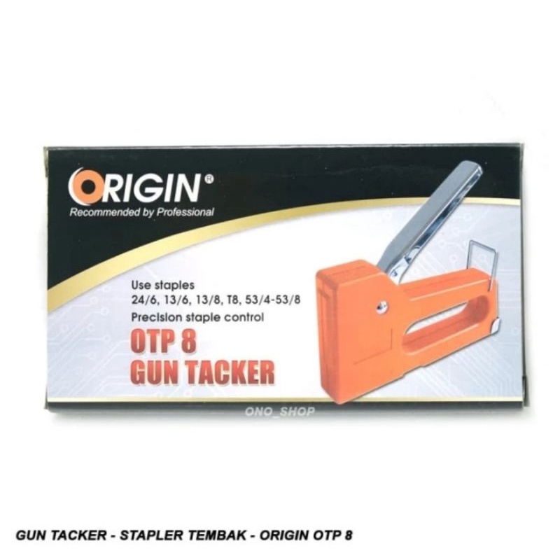 

Stapler Tembak Gun Tacker Guntacker Origin OTP 8