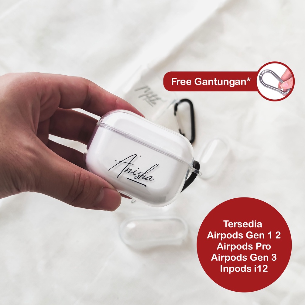 Murah Meriah Casing Case Airpods Gen 1 2 3 Airpods Pro InPods i12 Airpod Pro Custom Softcase Airpods