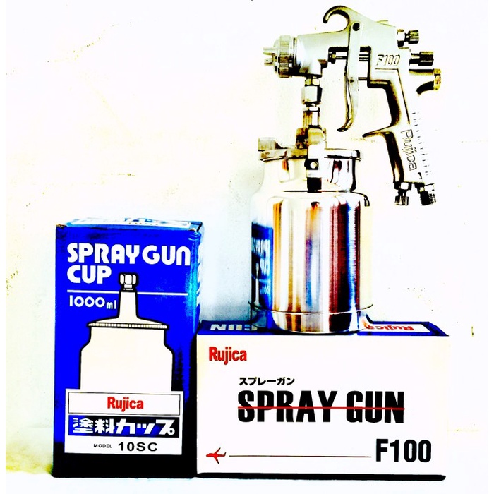 Spray Gun Rujica F 100 tabung bawah