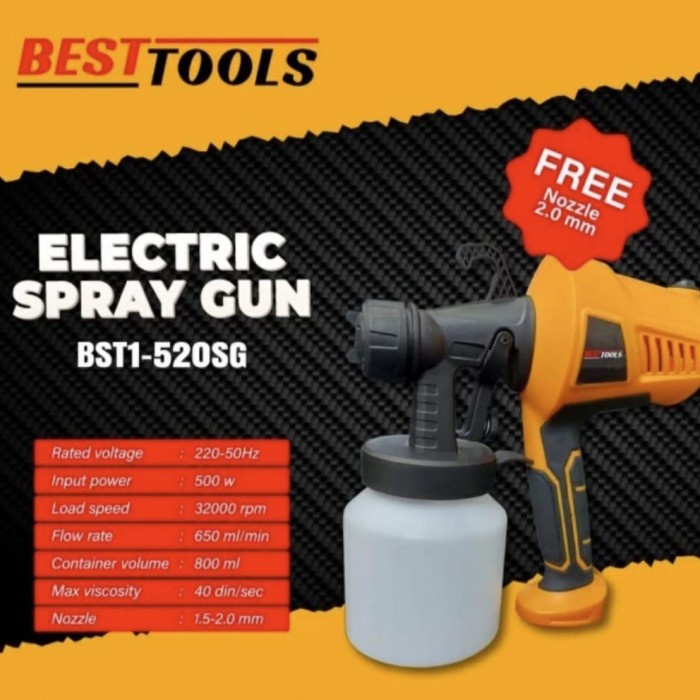 Alat Semprot Cat Elektrik / Spray Gun Listrik Cat Minyak & Air