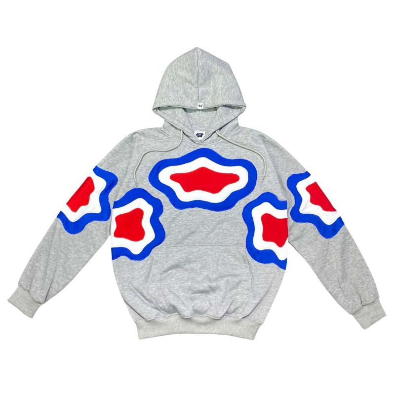 HOODIE IMS REWORKED BLUE WHITE RED