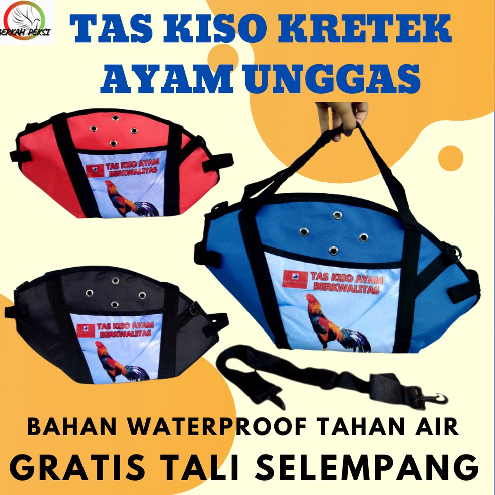 wcbl -47 TAS KISO AYAM JAGO ADUAN BANGKOK PELUNG KAIN TEBAL KRETEK BISA JINJING + SELEMPANG BHN TAHA
