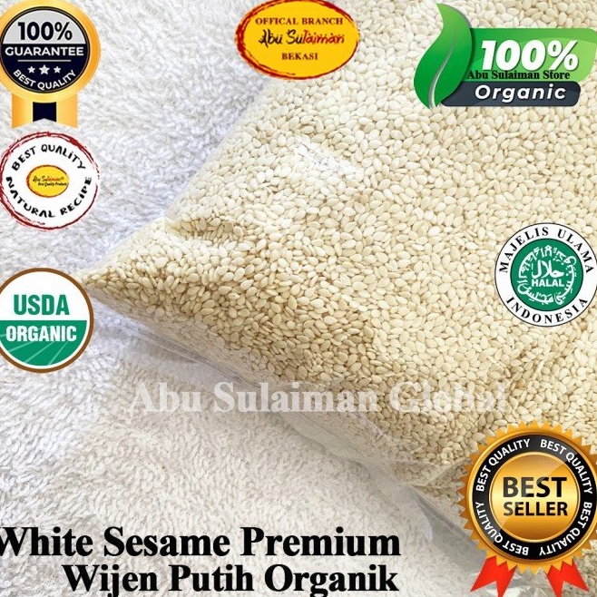 

Terupdate➘ Wijen Putih 1 Kg / White Sesame 1 Kg / Premium Sesame Seeds / Biji Wijen Putih 1 Kg M78 ➱