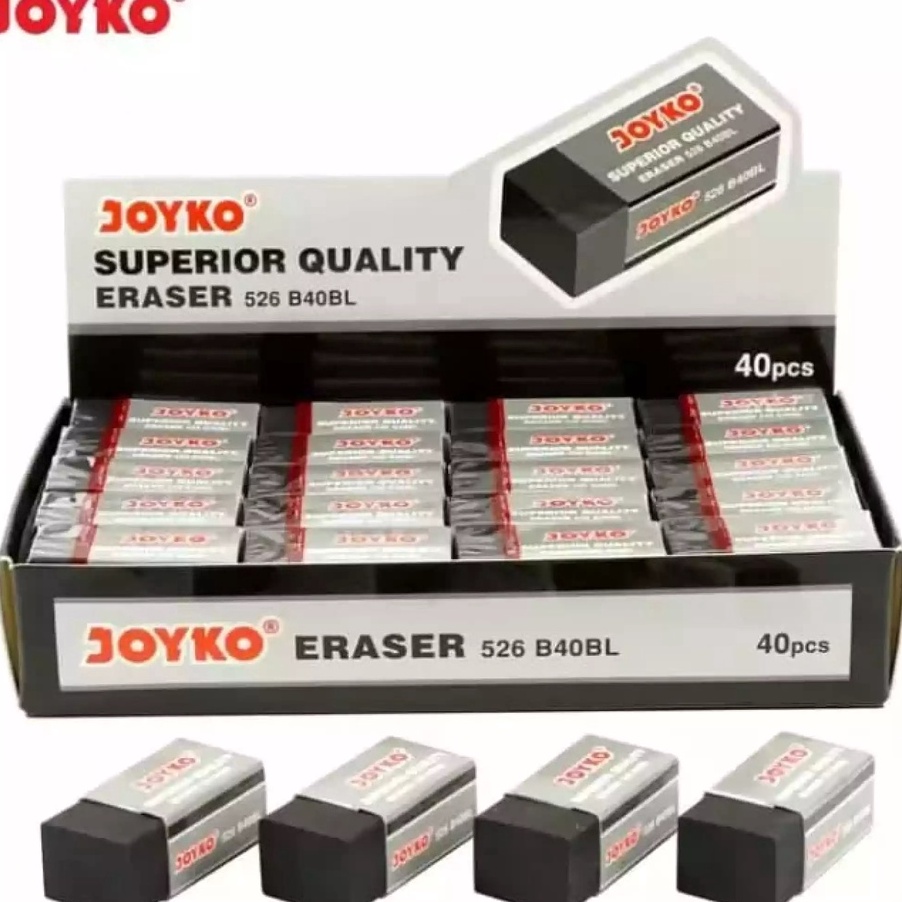 

ㄷ XXX 44910 Penghapus / Stip Joyko Hitam Kecil (40PCS) Terlaku... ࿐