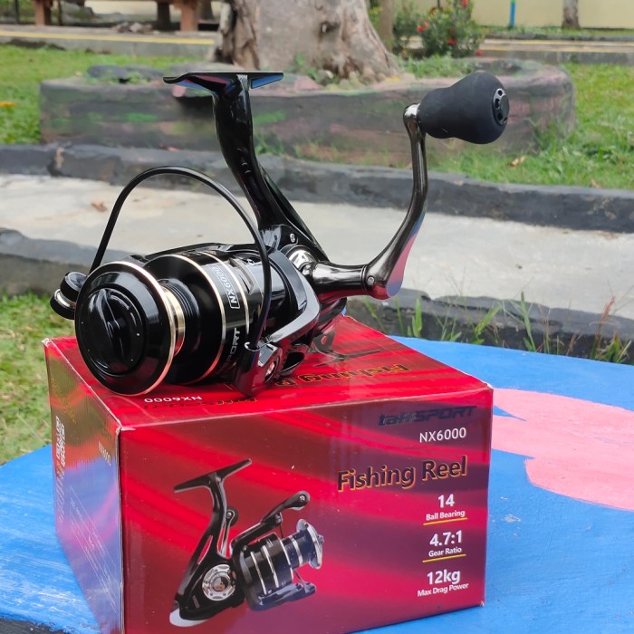 NEW SERIES REEL 6000 GULUNGAN PANCING TAFFSPORT NX6000 METAL FISHING REEL NX6000 ORIGINAL