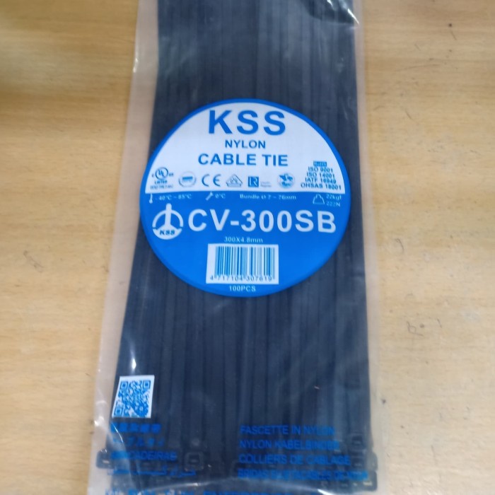 

Terlaris Kabel Tis/Cable Tie Nylon Hitam Cv-300 Sb