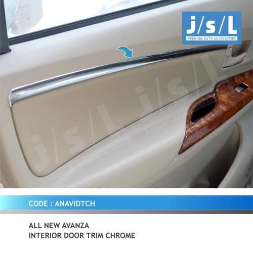 LIST PINTU INTERIOR DOOR TRIM CHROME ALL NEW AVANZA XENIA