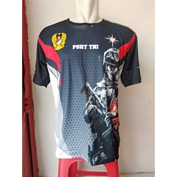 kaos jersey psht tni desain bebas suka suka
