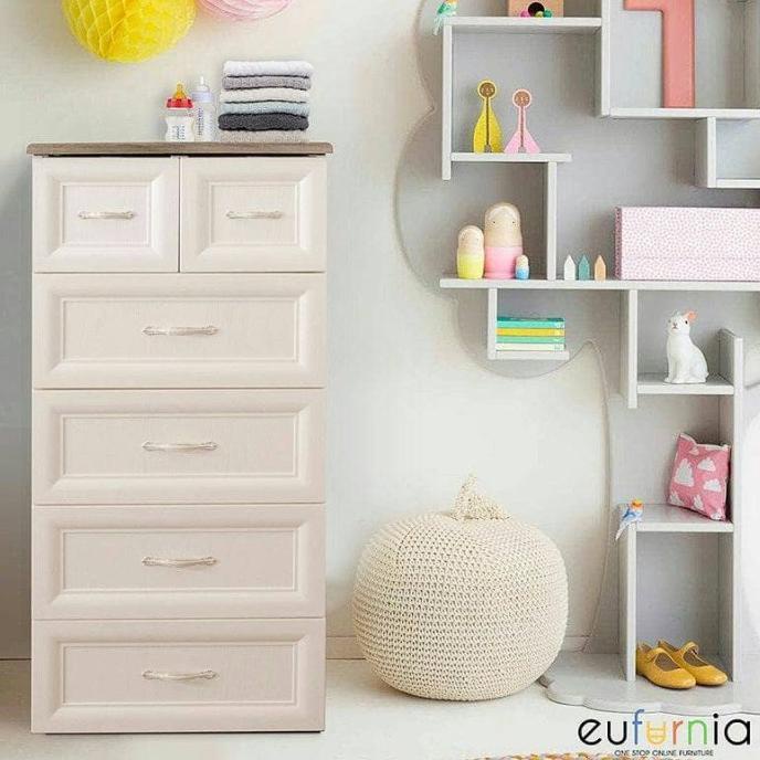 LEMARI PLASTIK OLYMPLAST 5 SUSUN DRAWER CABINET ODC 05 CLASSIC B