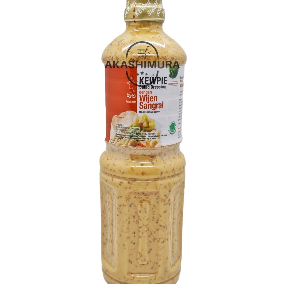 

➩↓✮≛ Kewpie Salad Dressing Roasted Sesame-Wijen Sangrai 1 Liter Kirim Sekarang