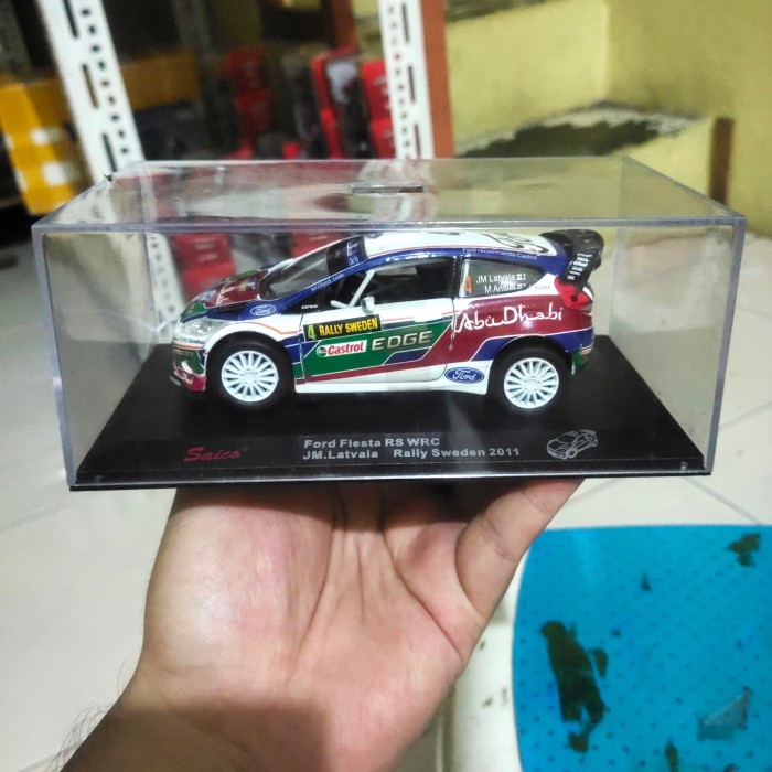 HOT SALE DIECAST MINIATUR MOBIL RALLY FORD FIESTA 1:32 BAHAN BESI TERMURAH