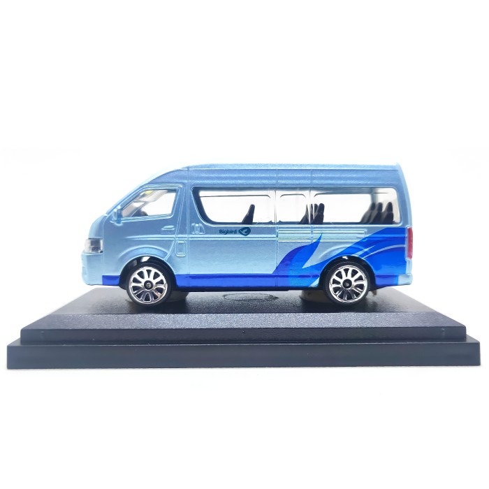 PROMO MAJORETTE TOYOTA HIACE SKALA 1:69 CUSTOM TOYOTA HIACE BIGBIRD+AKRILIK TERMURAH