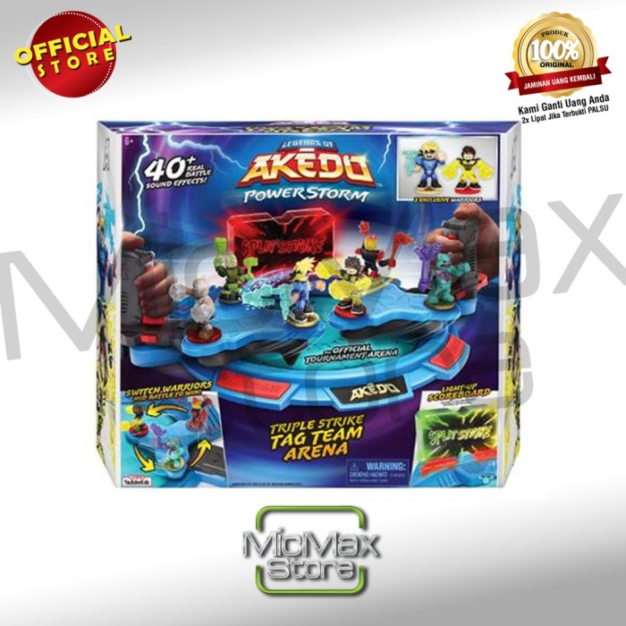 Best Seller Legends Of Akedo S3 Powerstorm Triple Strike Tag Team Arena Ms14223