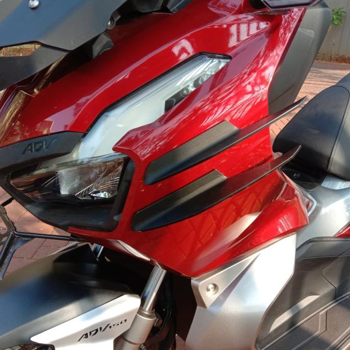 Front Winglet Depan - Honda Adv 150 - Deflector 2 Sirip - Adv150 Original
