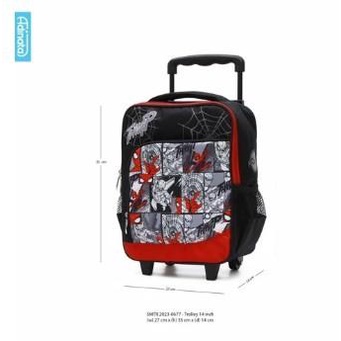 Tas Sekolah Trolley Spiderman Net 14" - Adinata / Koper / 0677