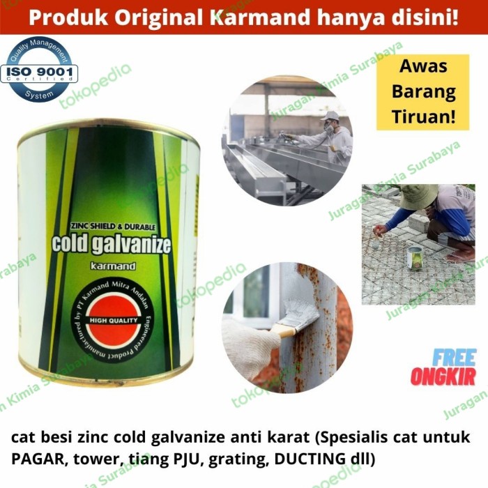 Best Seller Cat Galvanis/Cold Galvanis/Cat Anti Karat/Cat Besi Premium/Karmand