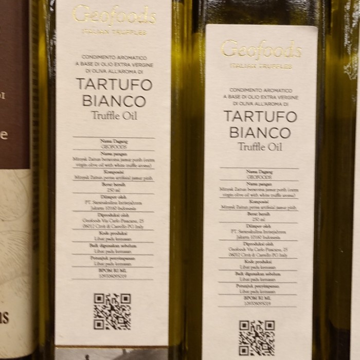 

GEOFOODS BIANCO TRUFFLE OIL 250ML