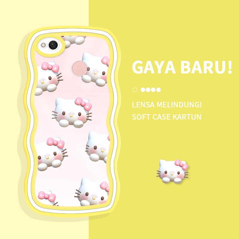 Casing Ponsel untuk Redmi 9A 5A 8A 6A 9C 7 9T 5 Plus 4X Case Kartun Lucu Beruntung Berwarna warni In